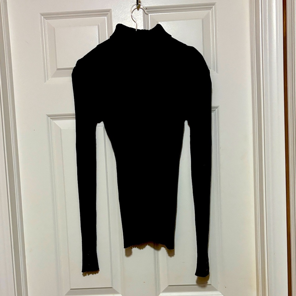Charter Club Black Turtleneck Sweater